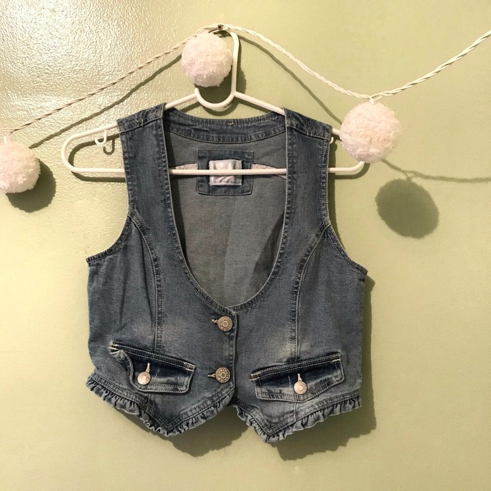 JUSTICE Denim Vest